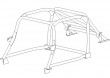 Klatka bezpieczeństwa Custom Cages: Jaguar E-Type Level 3