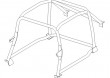 Klatka bezpieczeństwa Custom Cages: Jaguar E-Type DHC