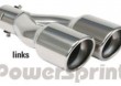 Sportowa końcówka Powersprint 2x80mm (Lewa strona)